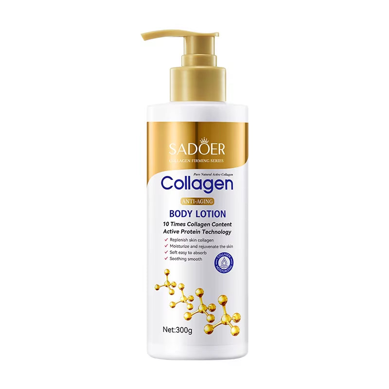 Glow with Confidence: SADOER Collagen Body Lotion for Moisturizing, Anti-Aging, & Whitening - Big Ass Store