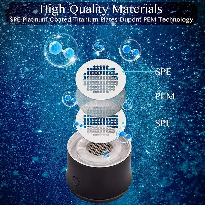 ORP Hydrogen Bottle Electric Water Filter Hydrogen Water Generator Water Bottle Ionizer Maker Hydrogen-Rich Water Antioxidants - Big Ass Store