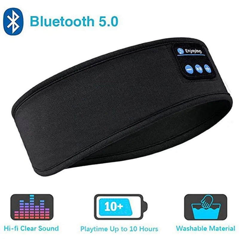 Ultimate Comfort: Wireless Bluetooth Headset & Sleep Mask with Over-Ear Earbuds - Big Ass Store