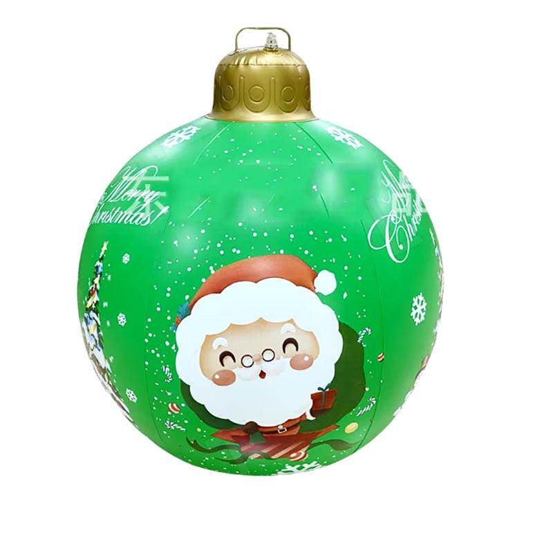 24 Inch/60CM Outdoor Christmas Inflatable LIGHTED Decorated Glow Ball - Big Ass Store