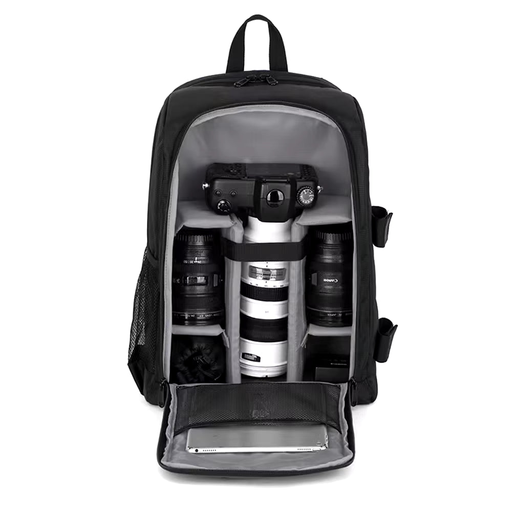 Waterproof DSLR Backpack Video Digital DSLR Camera Bag Multi-Functional Outdoor Camera Photo Bag Case for Nikon Canon DSLR Lens