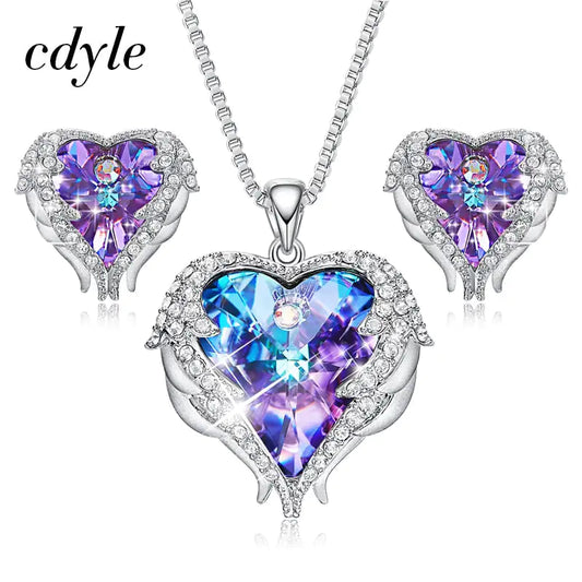 Heart Crystal Necklace - Big Ass Store