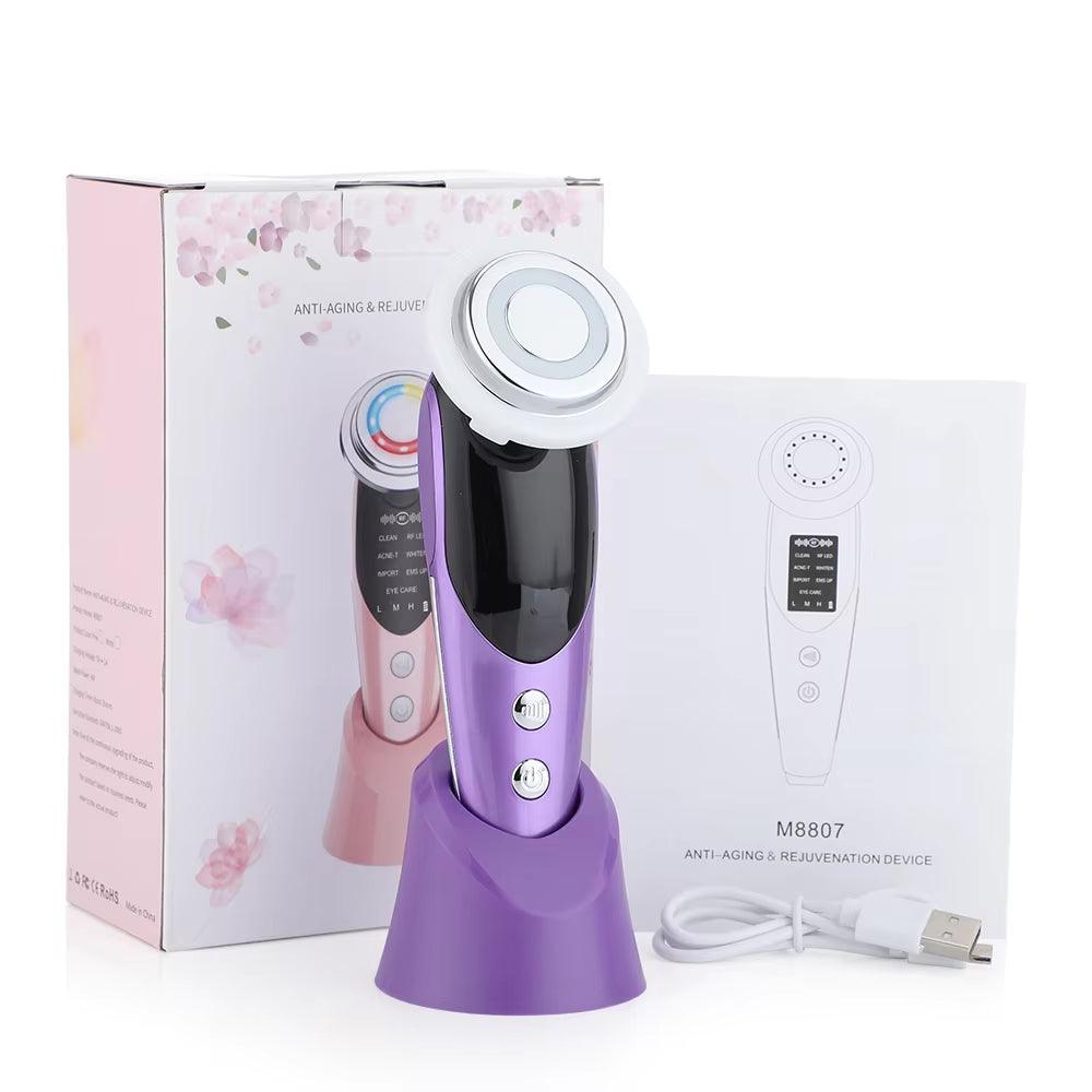 7-in-1 LED Electric Face Massager Achieve Spa-Like Treatments At Home - Big Ass Store