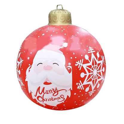 24 Inch/60CM Outdoor Christmas Inflatable LIGHTED Decorated Glow Ball - Big Ass Store