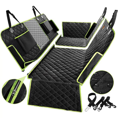 6-In-1 Dog Car Seat Cover for Back Seat, 100% Waterproof Dog Car Hammock, Nonslip Dog Seat Cover for Cars Trucks and SU - Big Ass Store