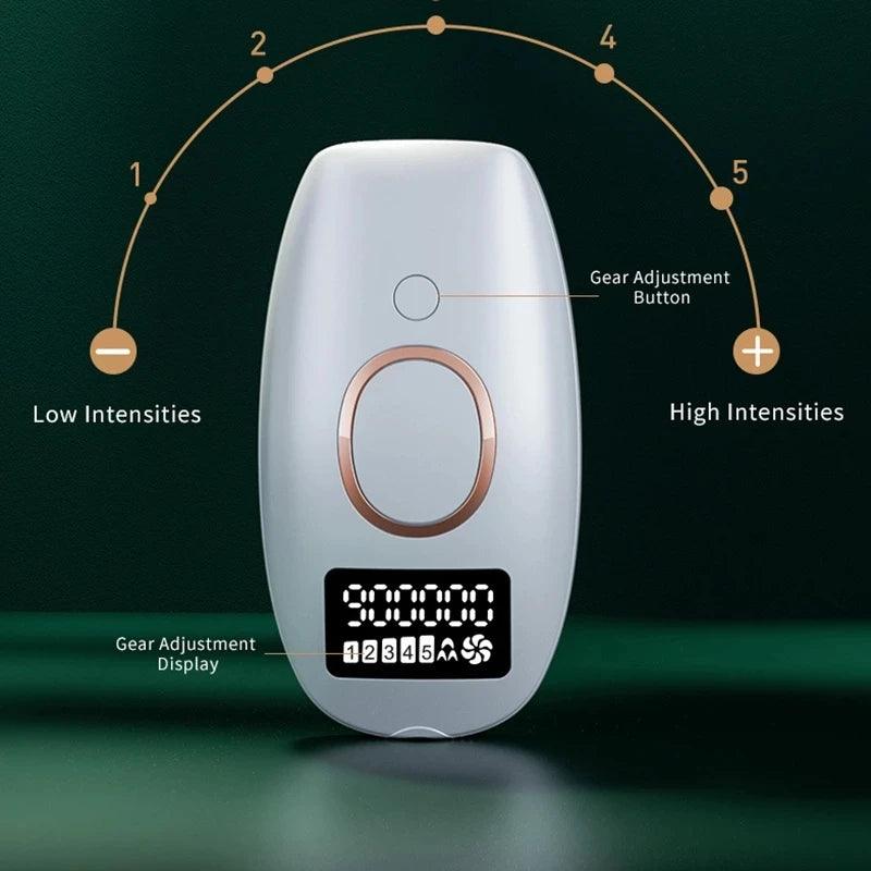 Powerful Electric IPL Hair Removal Inhibiting Hair Growth Home Use Photoepilator LED Gcreen With 5 Gears - Big Ass Store