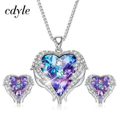 Heart Crystal Necklace - Big Ass Store