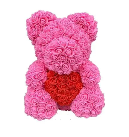 15" Rose Teddy Bear Valentine's Gift For Your Special Someone! - Big Ass Store