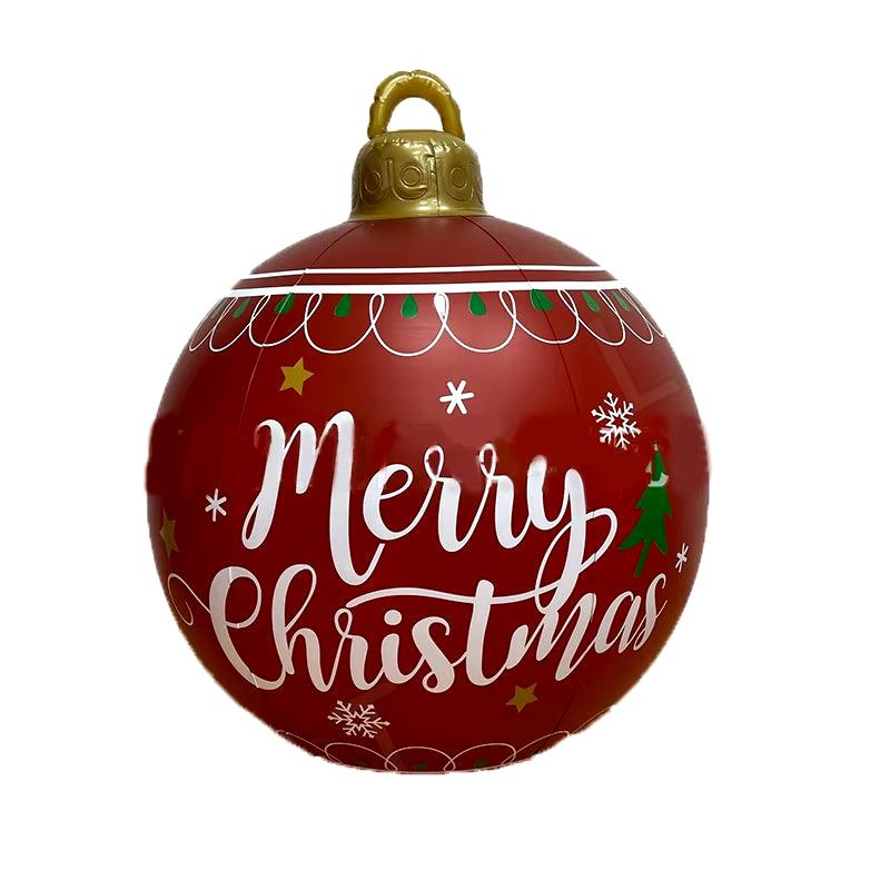 24 Inch/60CM Outdoor Christmas Inflatable LIGHTED Decorated Glow Ball - Big Ass Store