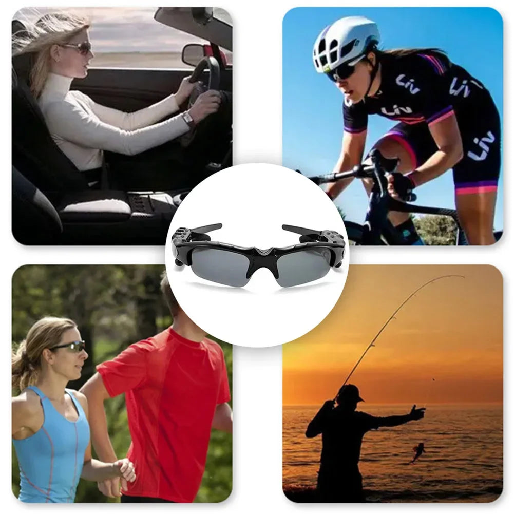 Revolutionize Your Ride: 5.0 Bluetooth Audio Glasses with Surround Sound & Polarized Lenses - Big Ass Store