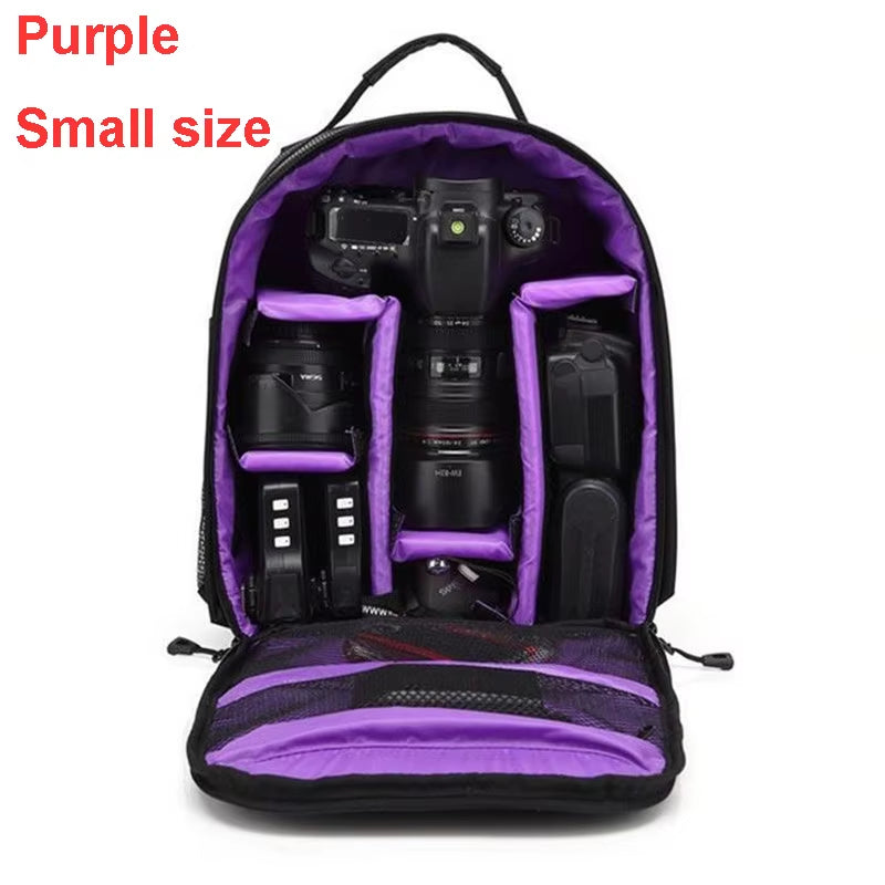 Waterproof DSLR Backpack Video Digital DSLR Camera Bag Multi-Functional Outdoor Camera Photo Bag Case for Nikon Canon DSLR Lens