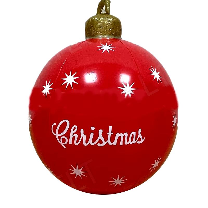 24 Inch/60CM Outdoor Christmas Inflatable LIGHTED Decorated Glow Ball - Big Ass Store