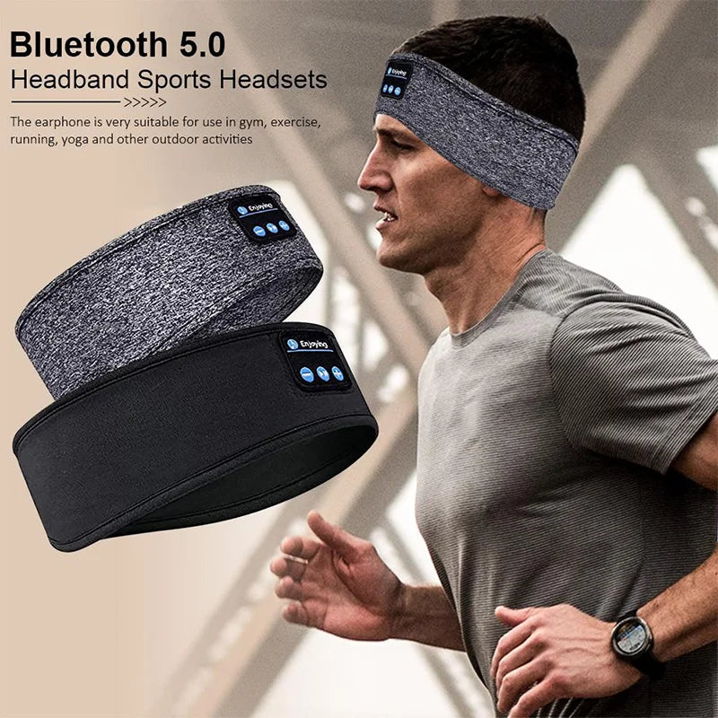 Ultimate Comfort: Wireless Bluetooth Headset & Sleep Mask with Over-Ear Earbuds - Big Ass Store