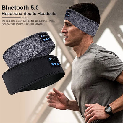 Ultimate Comfort: Wireless Bluetooth Headset & Sleep Mask with Over-Ear Earbuds - Big Ass Store