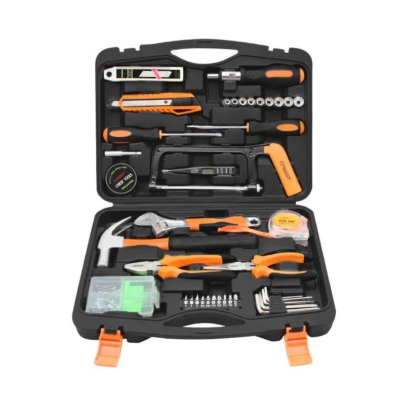 Handy Household Hardware Tool Box Set. A Must Have for EVERY Home! - Big Ass Store