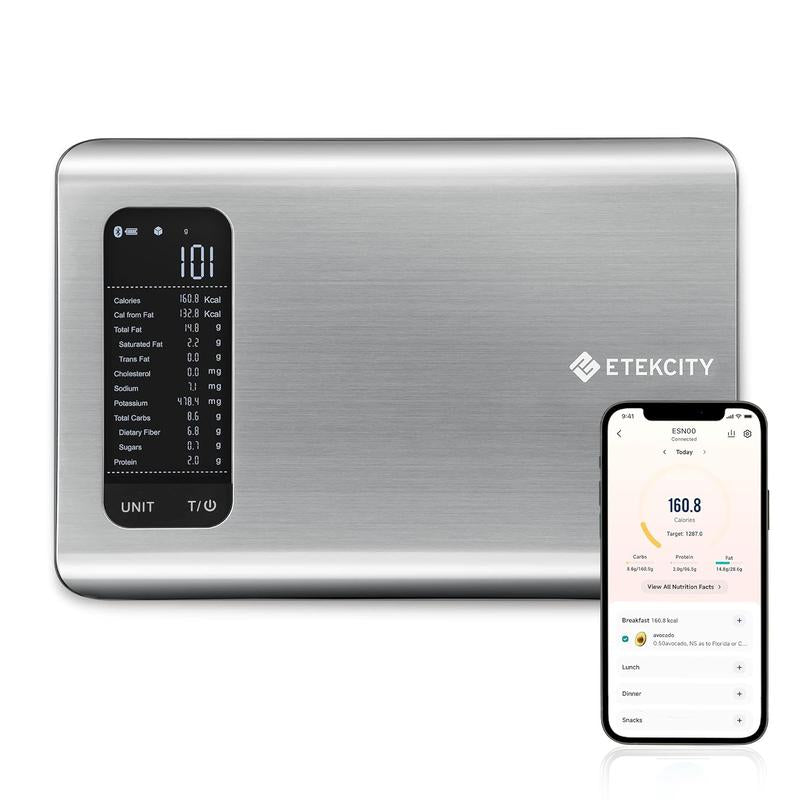 Smart & Accurate: Digital Food Scale for Grams and Ounces with App for Weight Management - Big Ass Store