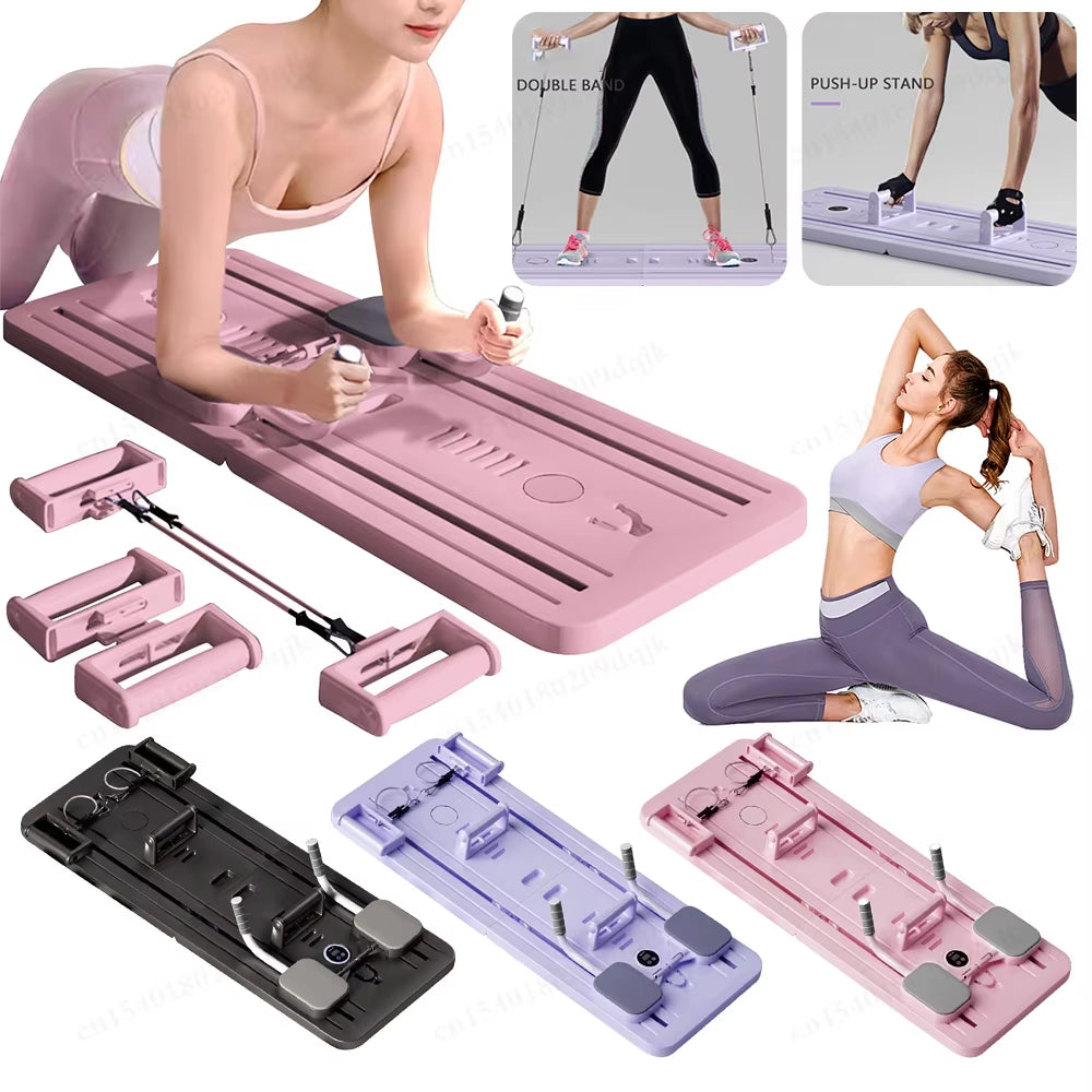 Transform Your Workout: Multifunctional Abdominal Exercise Board with Automatic Rebound & Toner - Big Ass Store