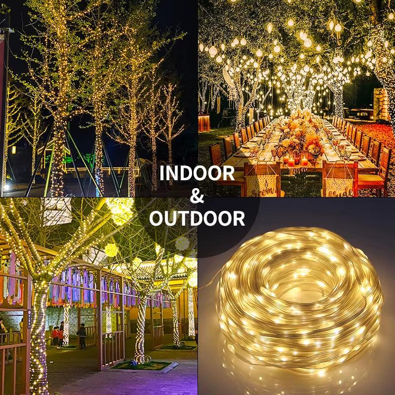 Versatile Indoor/Outdoor 164'--328' Holiday LED Light Set for Every Celebration - Big Ass Store