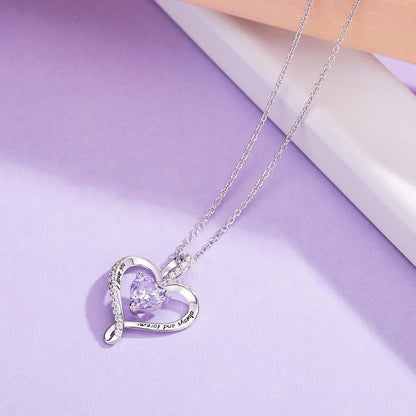 Sterling Silver Heart Necklace for Women