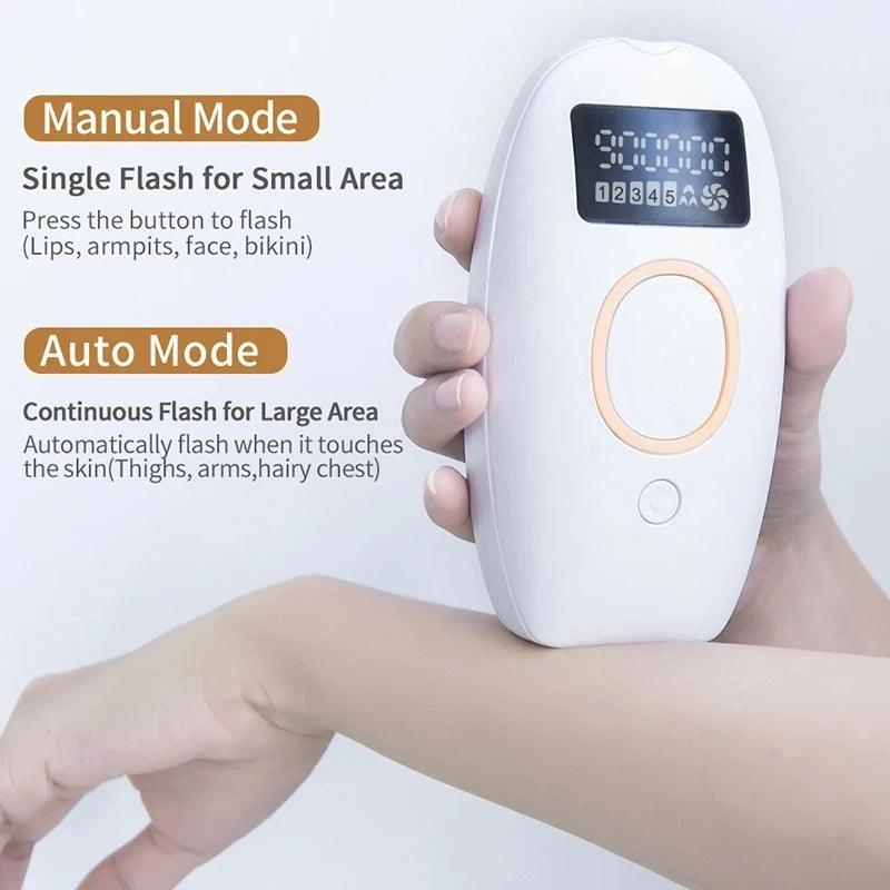 Powerful Electric IPL Hair Removal Inhibiting Hair Growth Home Use Photoepilator LED Gcreen With 5 Gears - Big Ass Store