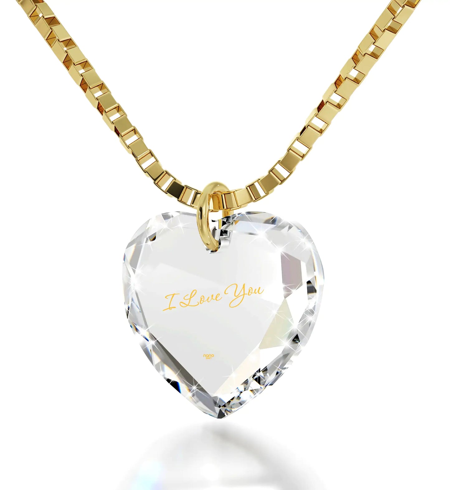 Swarovski Tiny Crystal Heart Necklace