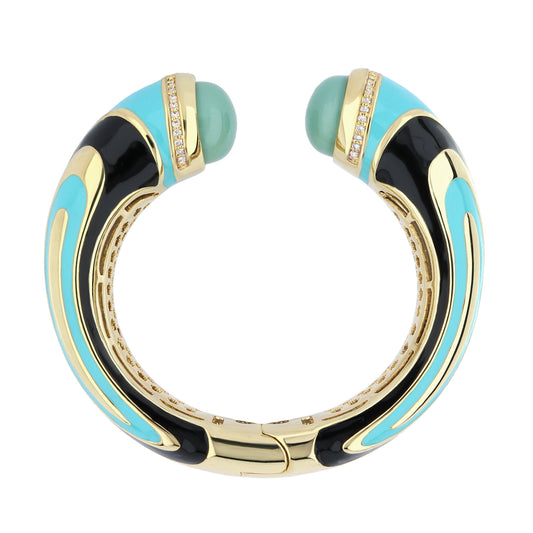 Bold & Classy Turquoise Bangle - Big Ass Store