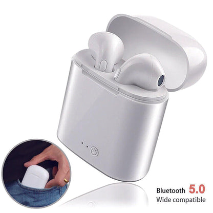 i7S Noise-Cancelling Bluetooth v5.0 Earbuds - Big Ass Store