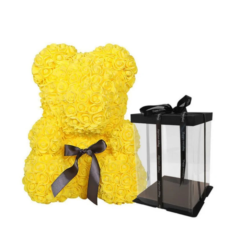 9" Rose Teddy Bear Valentine's Gift For Your Special Someone! - Big Ass Store