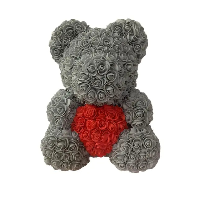 15" Rose Teddy Bear Valentine's Gift For Your Special Someone! - Big Ass Store