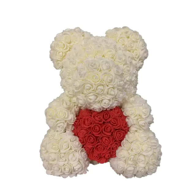 15" Rose Teddy Bear Valentine's Gift For Your Special Someone! - Big Ass Store