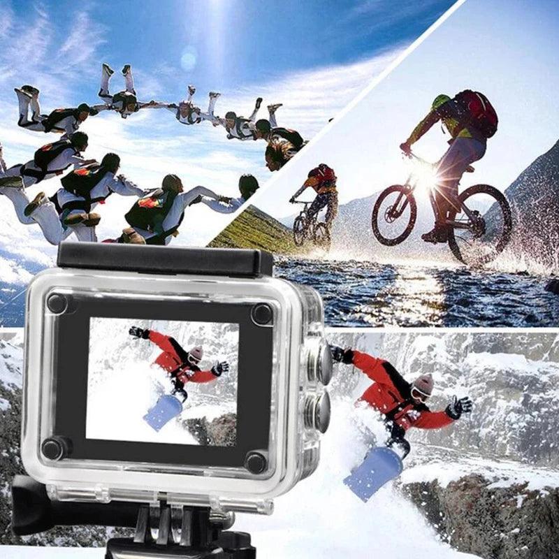 Ultra HD 4K Action Camera 1080P/30FPS Wifi 2.0-Inch 170D Underwater Waterproof Helmet Video Recording Cameras Sports Cam Pro - Big Ass Store