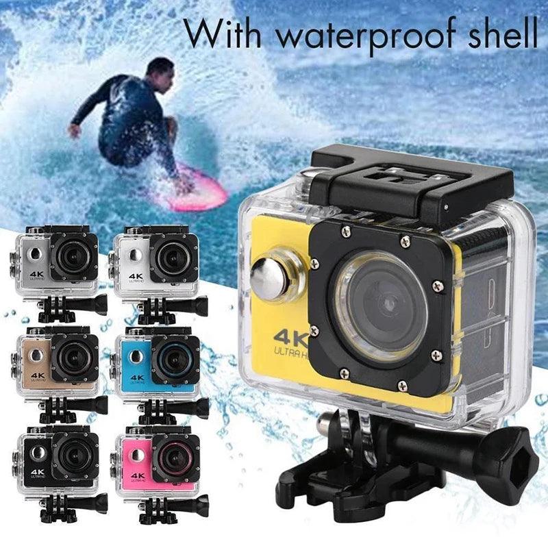 Ultra HD 4K Action Camera 1080P/30FPS Wifi 2.0-Inch 170D Underwater Waterproof Helmet Video Recording Cameras Sports Cam Pro - Big Ass Store