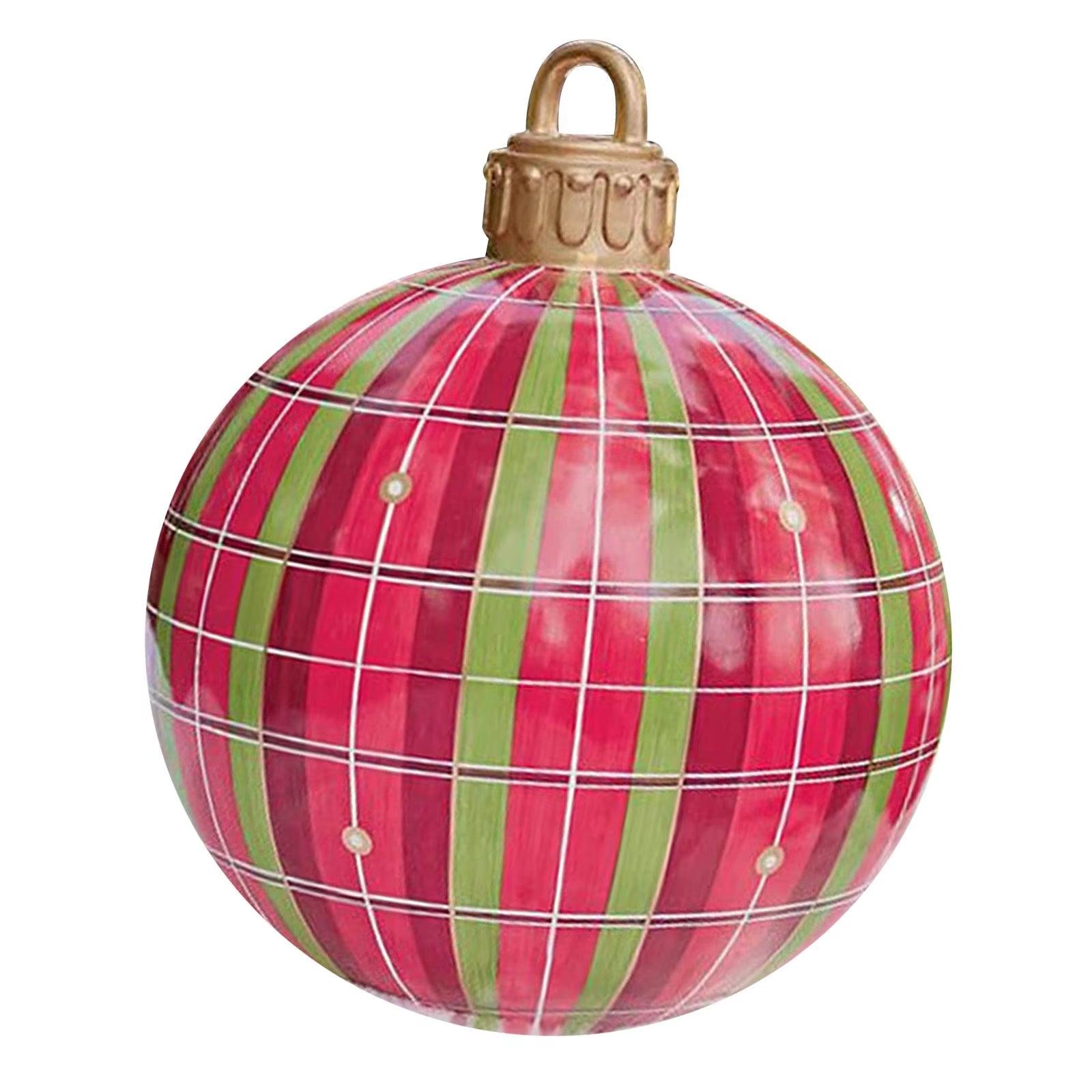 24 Inch/60CM Outdoor Christmas Inflatable LIGHTED Decorated Glow Ball - Big Ass Store