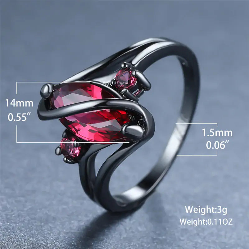 Elegant Crystal Ring