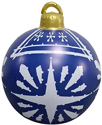 24 Inch/60CM Outdoor Christmas Inflatable LIGHTED Decorated Glow Ball - Big Ass Store