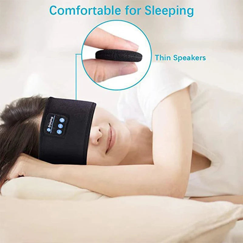 Ultimate Comfort: Wireless Bluetooth Headset & Sleep Mask with Over-Ear Earbuds - Big Ass Store