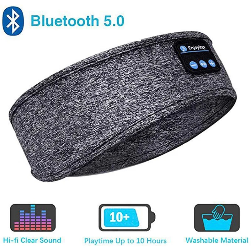 Ultimate Comfort: Wireless Bluetooth Headset & Sleep Mask with Over-Ear Earbuds - Big Ass Store