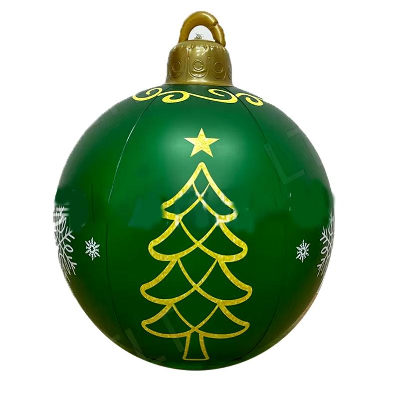 24 Inch/60CM Outdoor Christmas Inflatable LIGHTED Decorated Glow Ball - Big Ass Store