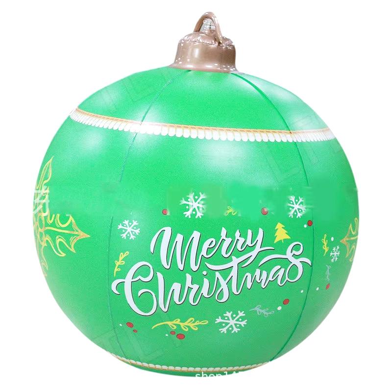 24 Inch/60CM Outdoor Christmas Inflatable LIGHTED Decorated Glow Ball - Big Ass Store