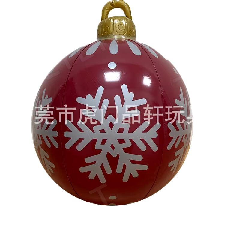 24 Inch/60CM Outdoor Christmas Inflatable LIGHTED Decorated Glow Ball - Big Ass Store