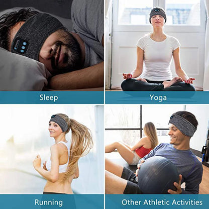 Bluetooth Sports Sleeping Headband & Wireless Music Eye Mask Supports Quality Sleep