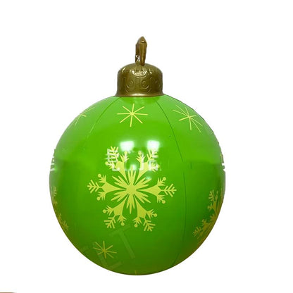 24 Inch/60CM Outdoor Christmas Inflatable LIGHTED Decorated Glow Ball - Big Ass Store