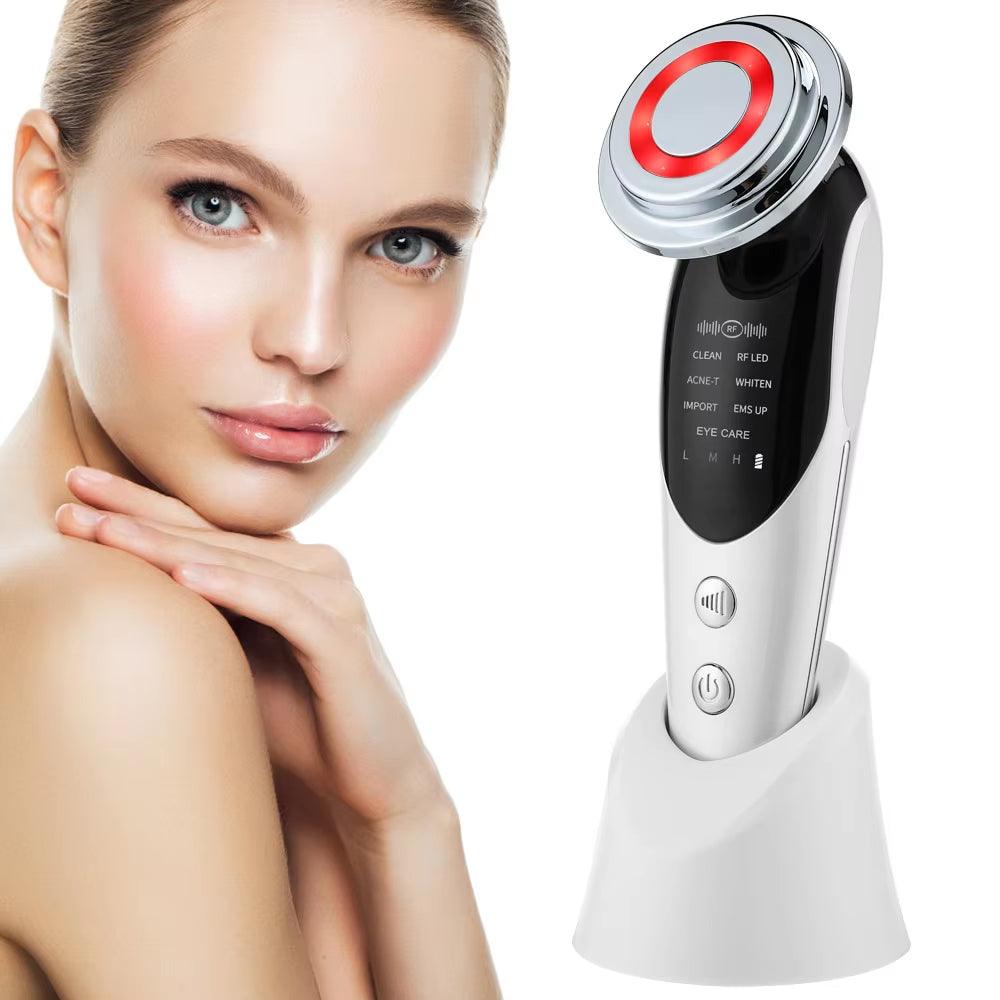 7-in-1 LED Electric Face Massager Achieve Spa-Like Treatments At Home - Big Ass Store