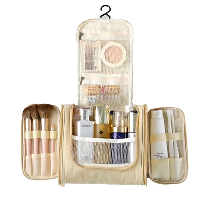 Travel Makeup Organizer Bag Nylon Women Cosmetic Bag Hanging Travel Makeup Bags Wash Toiletry Organizer Kits Storage Bags