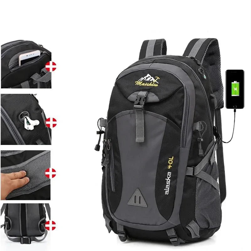 Ergonomic Waterproof Camping Travel Backpack For Men and Women - Big Ass Store