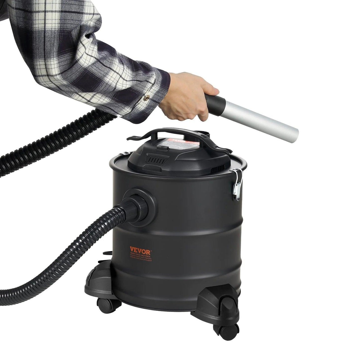 VEVOR Ash Vacuum Cleaner 5 Gallon 1200W for Fireplaces, Pellet, Stoves, BBQ Grills and Much More! - Big Ass Store