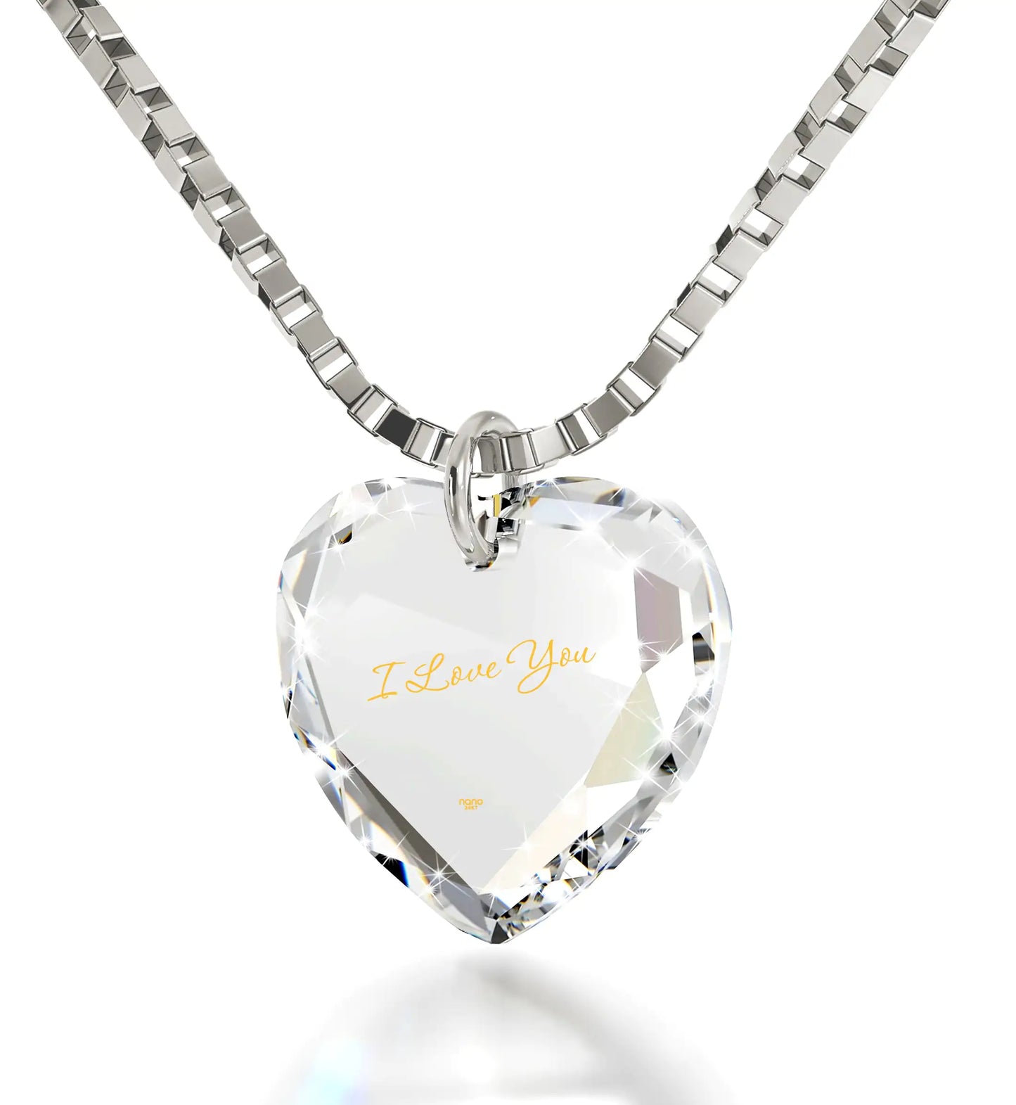 Swarovski Tiny Crystal Heart Necklace