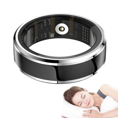 Sleep Tracker Ring Fitness Sleep Heart Rate Ring BT Health Tracker with 3-5 Days Battery Life Waterproof Tracker for Sleep - Big Ass Store