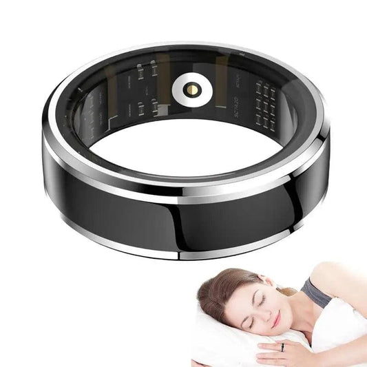 Sleep Tracker Ring Fitness Sleep Heart Rate Ring BT Health Tracker with 3-5 Days Battery Life Waterproof Tracker for Sleep - Big Ass Store