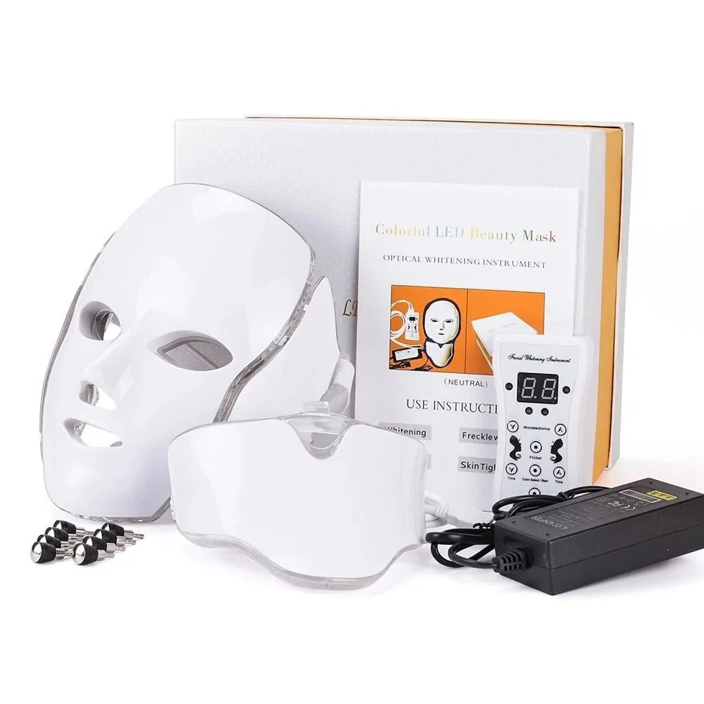 Foreverlily LED Facial Mask – Advanced Light Therapy for a Radiant Glow - Big Ass Store